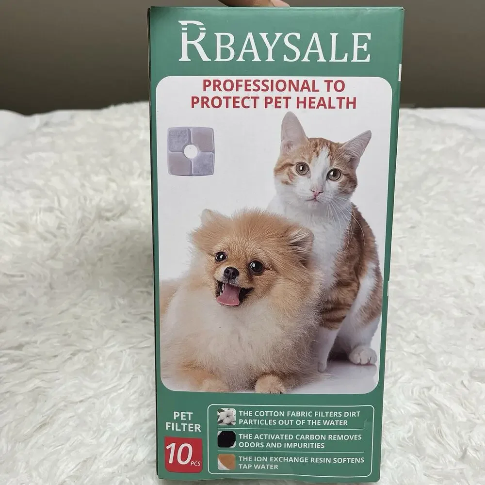 RBaysale Pet Water Fountain Filter with activated carbon